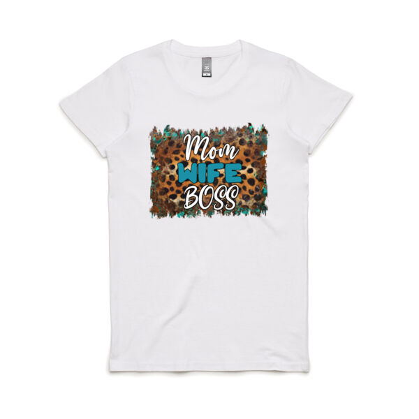 Wife Mom Boss T-shirt Thumbnail